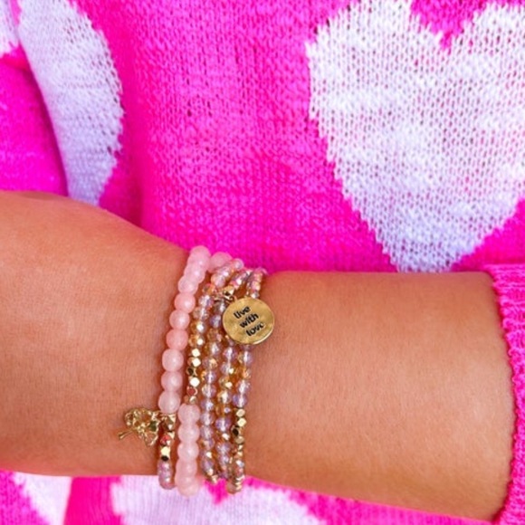Soul Stacks® The Emery Wrap Bracelet & Necklace Pink! - Picture 1 of 2